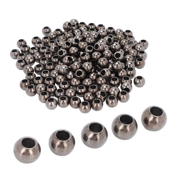 200 st hartsresin pärlor bred applikation blank yta robust hållbar levande färg hantverks pärlor för smycken kläder väska 12 mm pistol färg