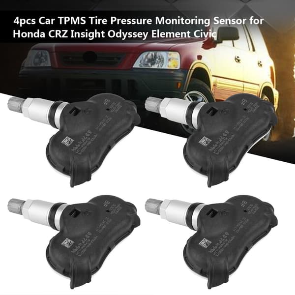 4 st Däcktrycksövervakningssystem (TPMS) för Honda CRZ Insight Odyssey Element Civic