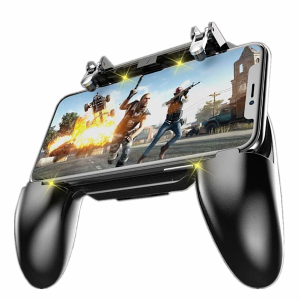 Mobile Game Controller for PUBG Mobile Controller L1R1 Mobile Game Trigger Joystick Gamepad for iOS & Android Phone(W10 update)