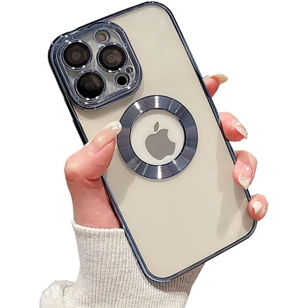 Kompatibel med iPhone 12 Pro-fodral med kameralinsskydd
