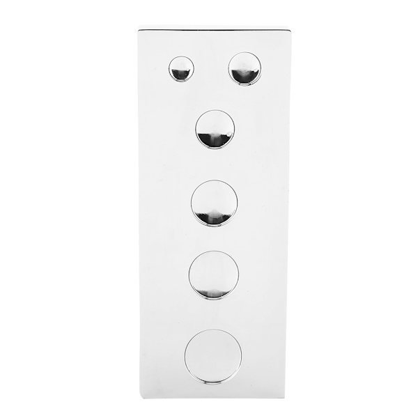 6 Hullers Snap Nitte Fastener Knapper Holder Montering Base Installationsværktøj til Læderhåndværk