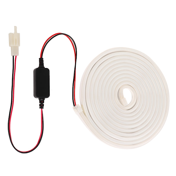 Auton LED-etulokkolaite IP67 Ympäröivä valaistus Vaihto Teslalle Model 3 2018‑2020 DC12‑16V Valkoinen