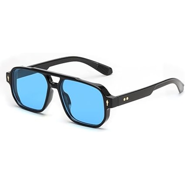 Retro Neliö Aviator Aurinkolasit Naiset Miehet, 70-luvun Pienet Vintage Suorakulmaiset UV400 Aurinkolasit B9120