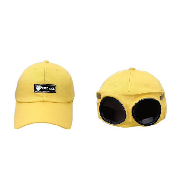 Retro Aviator -hattu, -lasit, lippalakki, aurinkolasit, baseball-lippis D