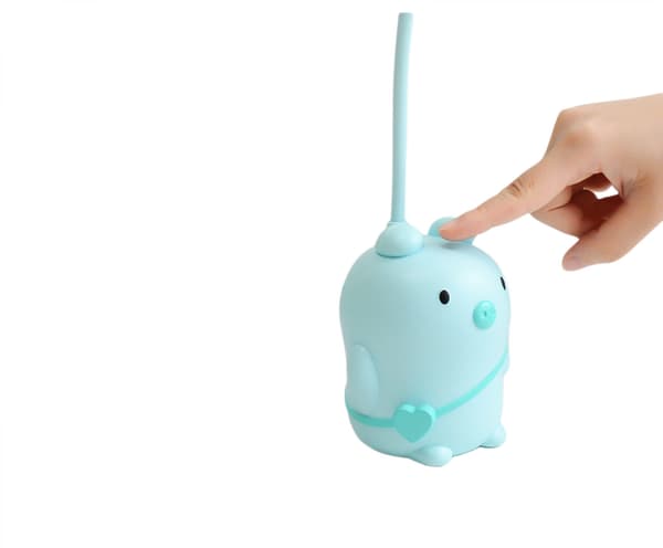 LED Skrivebordslampe Øye-vennlig USB Barn, Gris Leselys 3