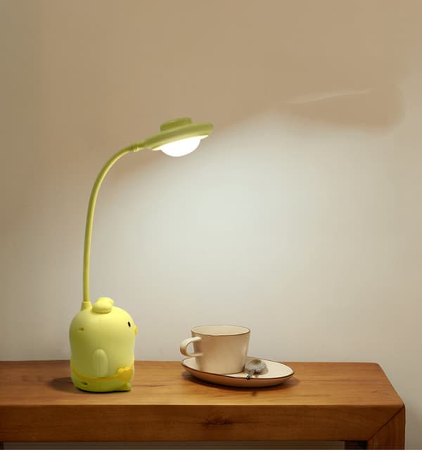 LED Skrivebordslampe Øye-vennlig USB Barn, Gris Leselys 3