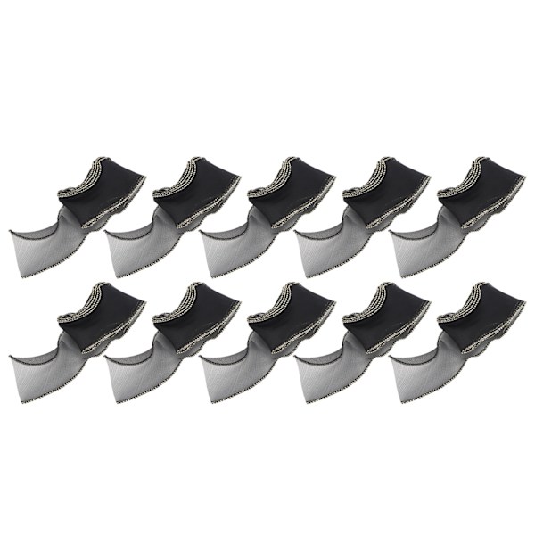 10 metriä pitsi nauhaa 60mm spiraali DIY tarvikkeet hiusten ompeluun koristeluun lahjapakettiin (Musta S1 )