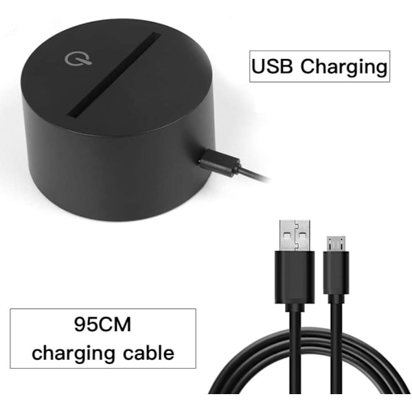 TweetyBird LED-nattlampa USB-sensor RGB-dekoration C
