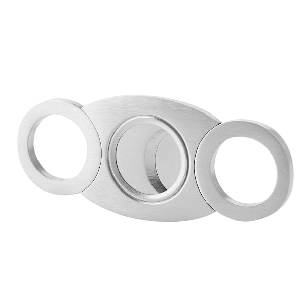 304 rustfrit stålcigar Cutter Ring 22mm dobbelt blad cigarsaks