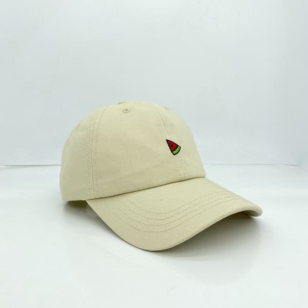 Hatte Damer Forår Og Efterår Vandmelon Broderi Casual Fa Beige