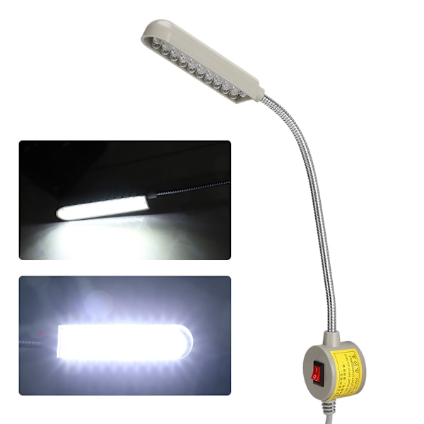 Ompelukoneen LED-lamppu, energiansäästöinen, teollisuuskäyttöön, silmäsuojaus, jännite