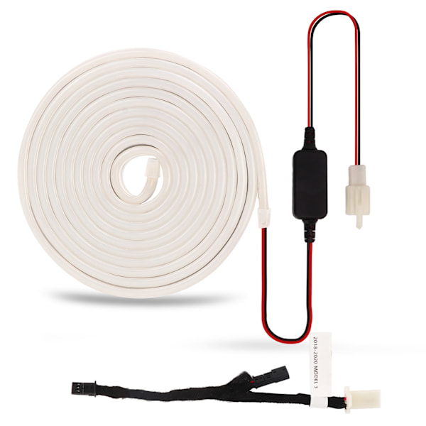 LED-lysstripe for bagasjerommet foran på bil, IP67, omgivende belysning, erstatning for Tesla Model 3 2018‑2020 DC12‑16V Hvit