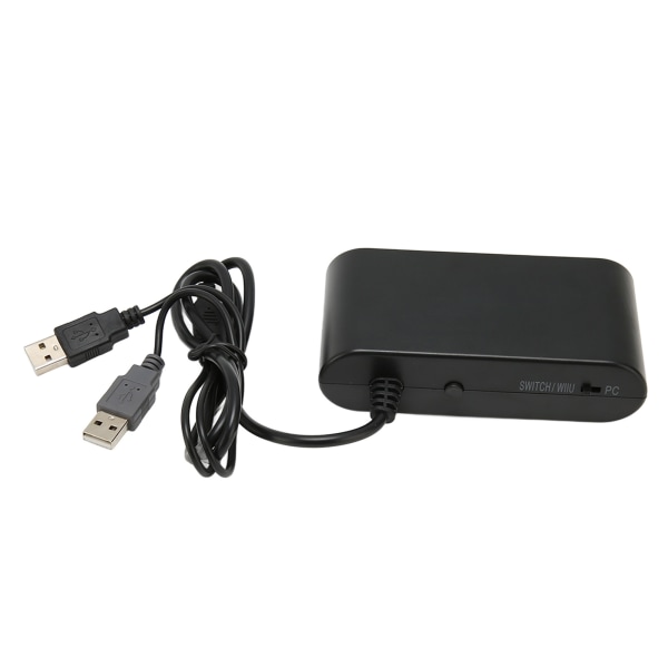GC-ohjainsovitin 4 porttia 3-in-1-peliohjainsovitin Turobo-toiminnolla Switchille Wii U PC:lle