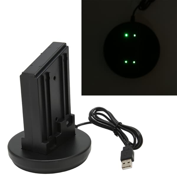Laderstasjon for JoyCon 4 i 1 450mA ladestasjon med LED-indikasjon for Switch JoyCon USB 5V
