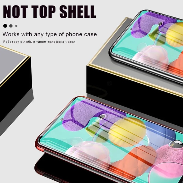 4 st Hydrogel Film för Samsung Galaxy A02 Full Cover Skärmskydd
