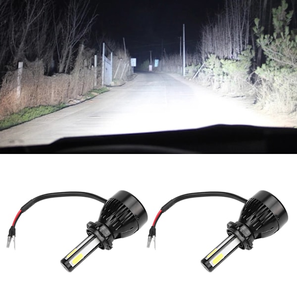 2 stk D1 D2 D3 D4 80W Super Lys Bil LED Forlygte Vandtæt Auto Forlygte