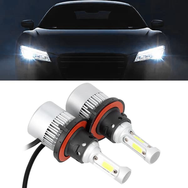2 stk Bil Frontlys Pærer Tåkelys LED S2 H13 Universal IP67
