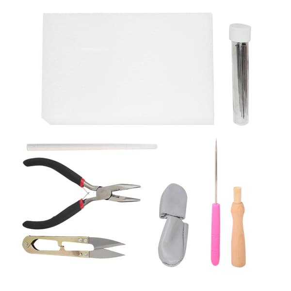 DIY HandCraft Wool Felting Tool Set Needle Felting Pen with Scissors Awl Pilers Tool Kit
