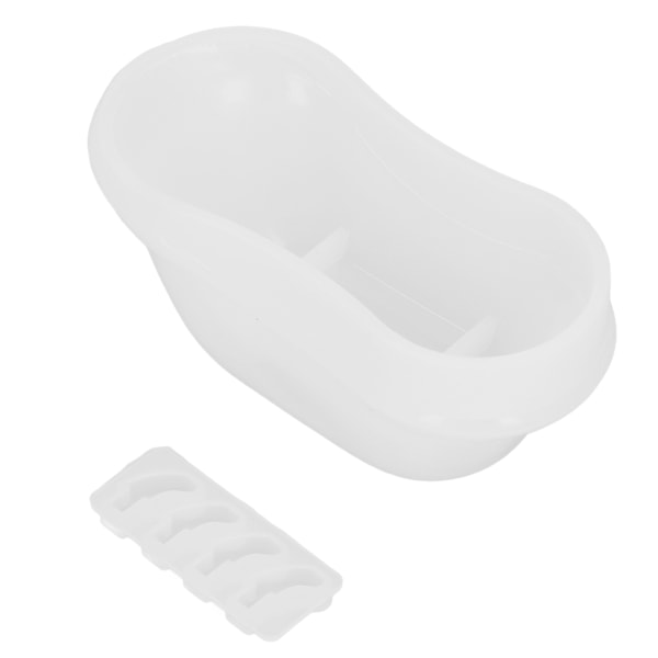 Badekar Oppbevaring Resin Former Lett Demoulding DIY Epoxy Casting Silikon Former for Oppbevaring Nøkkelring Smykker Godteri
