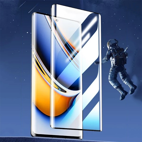 För Realme 11 Pro Plus 3D böjd härdat glas skärmskydd för Realme 11ProPlus skyddande frontfilm
