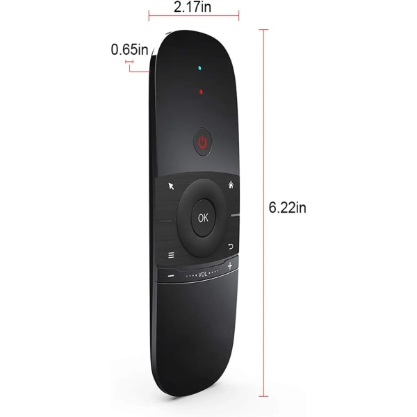 Air Remote,W2.4G trådlöst tangentbord W1 fjärrkontroll för And