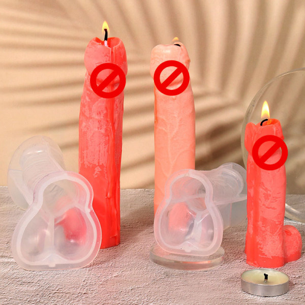 Candle Making Molds, Resin Molds Silikon 3D Body Candle Moul