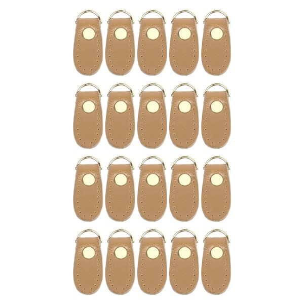 Läder D-ringar Flerfunktions DIY Handväska Sido Clip Spänne med Guld Tillbehör för Väska Tillverkning Tillbehör Beige Guld Tillbehör