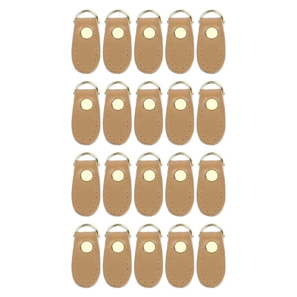 Læder D-ringe Multifunktion DIY Håndtaske Sideklips Spænde med Guld Tilbehør til Taskefremstilling Tilbehør Beige Guld Tilbehør