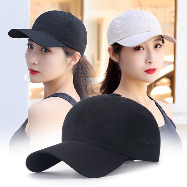Unisex Andningsbar Full Mesh Baseballkeps Snabbtorkande Löpning h