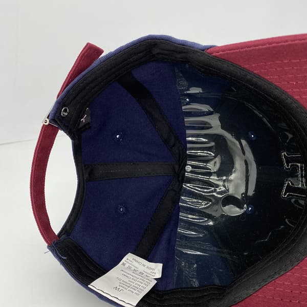 Hatt Dame Sommer og Vår Bokstav Broderi Peak Cap C Black