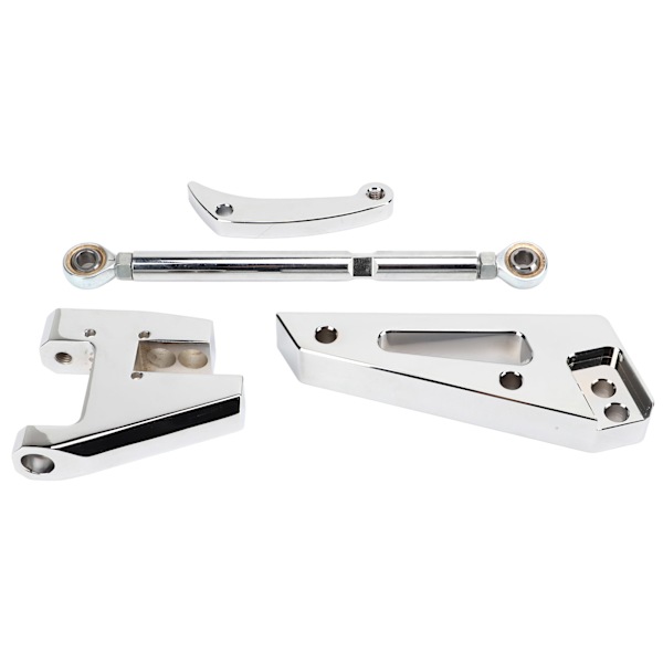 ServostyrningsPumpfäste Krompolerad Yta Ersättning för Chevy Small Block SBC Kort Vattenpump SWP Modell