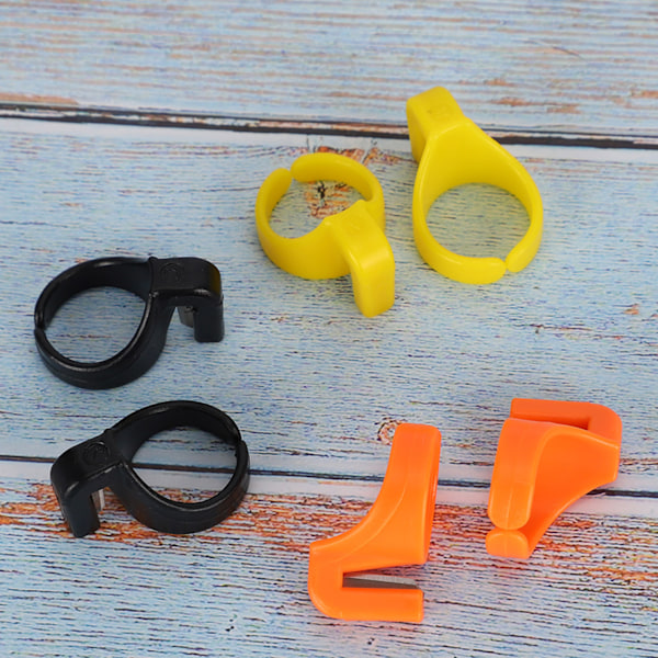 6 stk. / sæt tråd cutter ring finger blade hjem fingerbøl syning håndværk DIY værktøjer