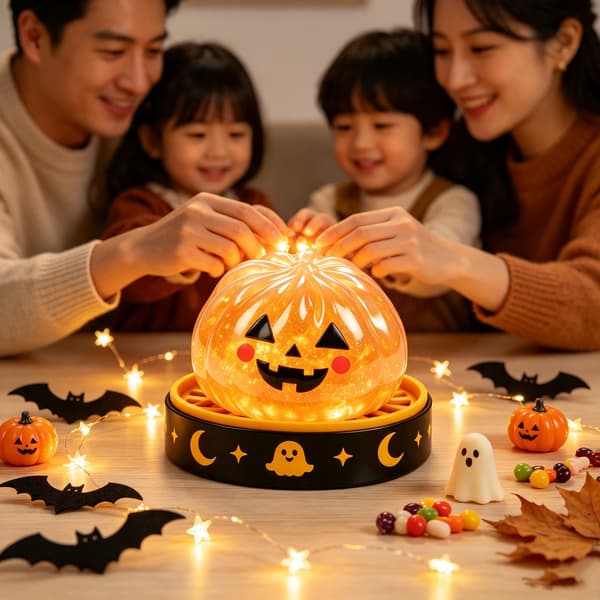 Halloween Jack-O-Lantern Maltose Squishy Klemmelegetøj Stresslindrende Gaver Jack Pumpkin