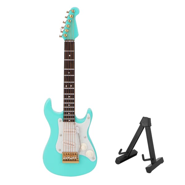 Miniatyrgitarr Replika Miniatyrgitarr Musikinstrument Modell Hemmakontorsdekorationer