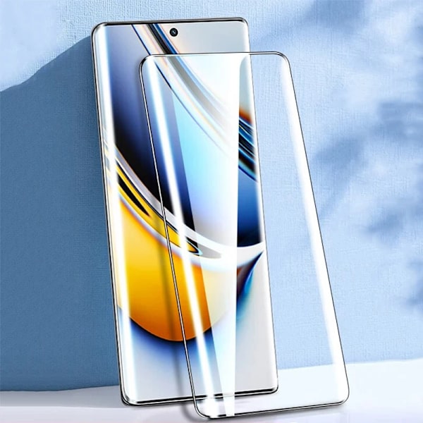 För Realme 11 Pro Plus 3D böjd härdat glas skärmskydd för Realme 11ProPlus skyddande frontfilm