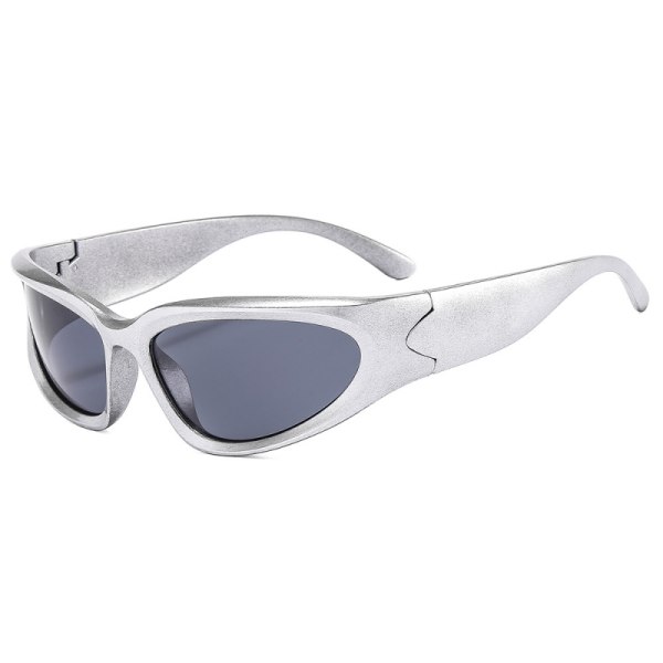 Solglasögon för män Silvergrå