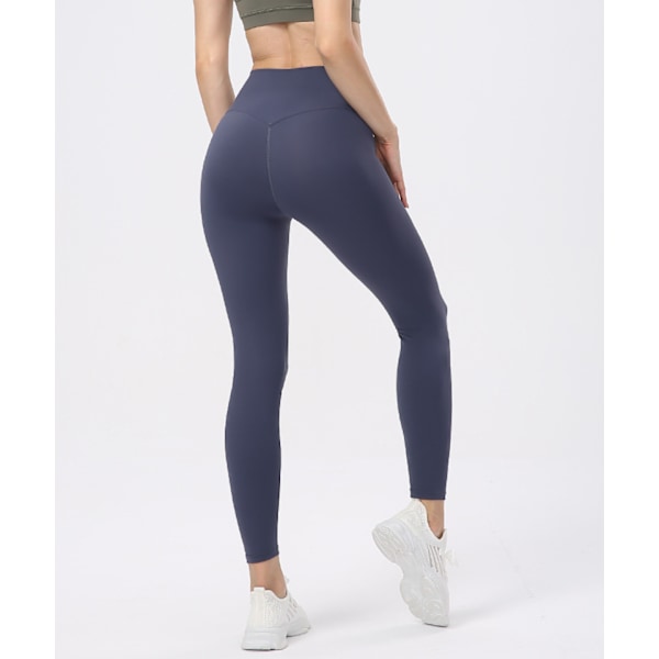 Stretch Workout Leggings med Høj Talje og Mavekontrol (M)