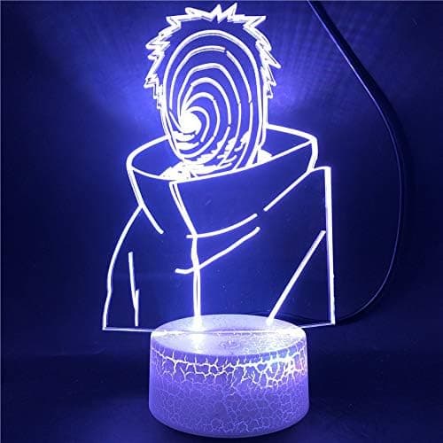 Naruto Kakashi Uchiha Sasuke 3D Illusion Natlampe Sm