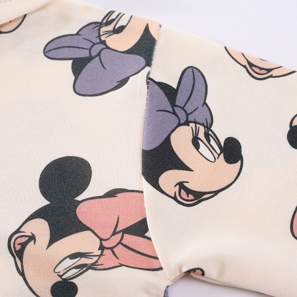 2024 Nye Minnie Mus & Mickey Mus Jente Matchende Sett Pullover Genser og Joggebukse Sett 2 Deler Pakke Antrekk, Overraskelse Juler & Bursdagsgave for Barn 130cm