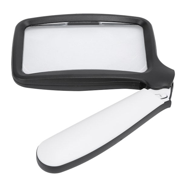Forstørrelsesglass Foldable Håndholdt 5 LED-lys Høydefinisjon Akryl Lupe for Eldre Lesing Utskrift