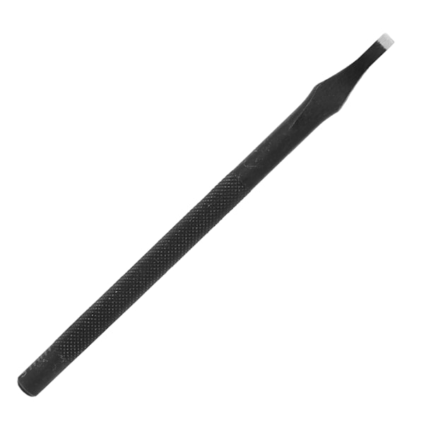 Læder Slot Punch Sort Stål Læder Fin Poleret Flad Spids Hul Puncher3mm