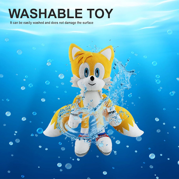 Keltainen Sonic Plush Action -hahmo Eläin Siili Super Sonic Ray Flying Squirrel Elokuva Pehmolahja Pehmolapsille Pojille ja Tytöille, 12 Tuumaa Yellow