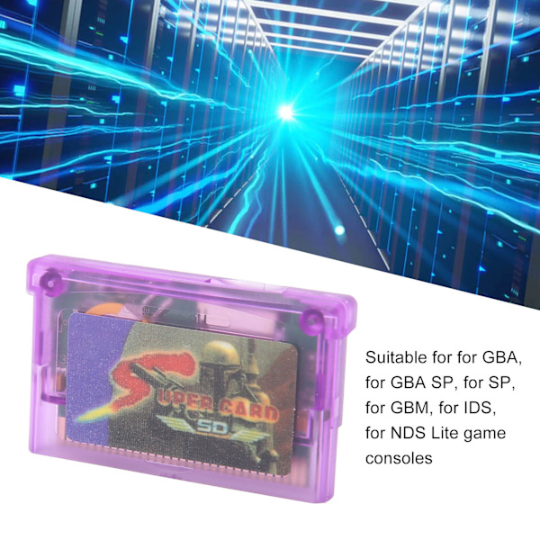 Videopelien muistikortti GBA:lle, GBA SP:lle, GBM:lle, polttava kortti, pelikortit, Mini Super Card, tukee muistikorttia