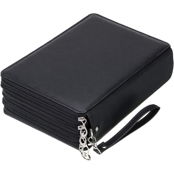 200 fack färgad pennfodral - Deluxe PU läder pennfodral G