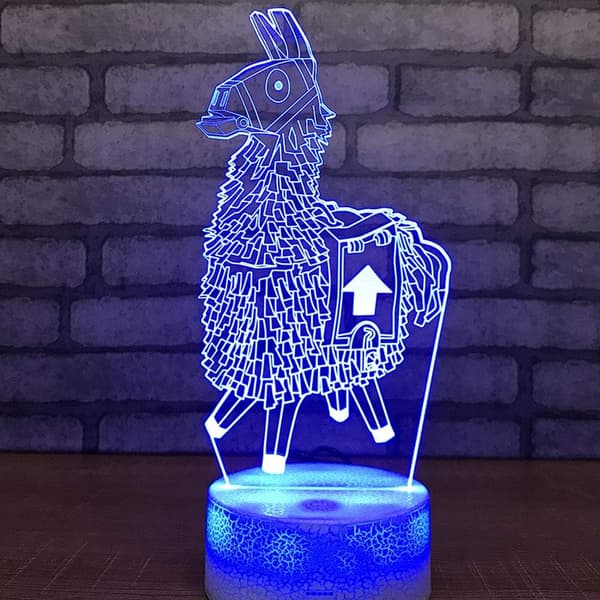 Lama Natlamper Udskiftelig USB Touch Lampada 3D Visuel Bu