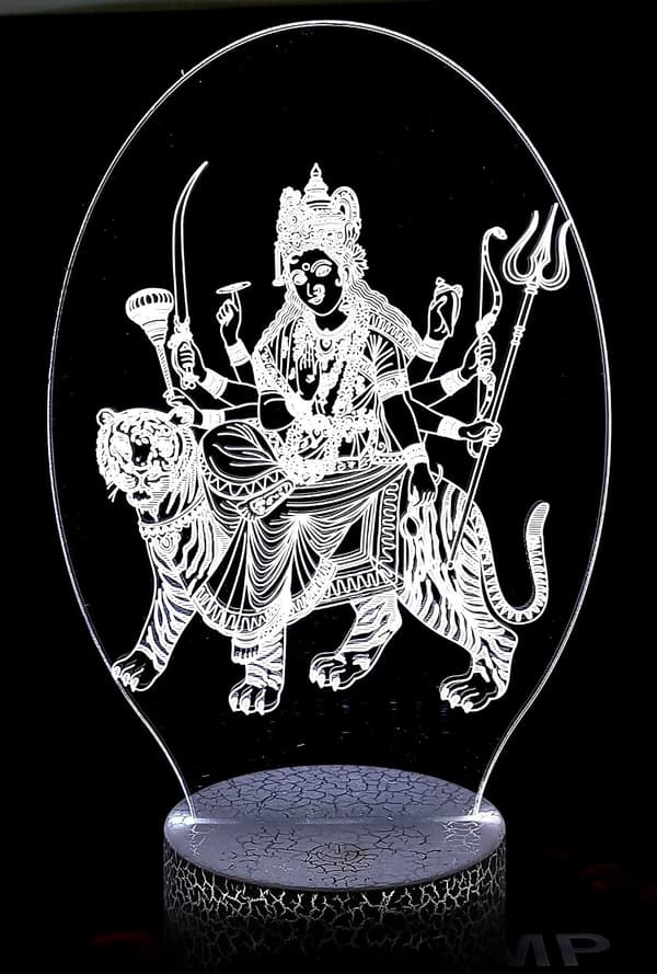 3D Illusion Natlampe Lord Hanuman Statue Bedste Gaveidé D