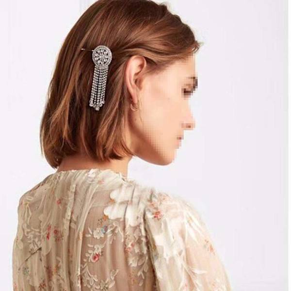 Mote Rhinestone Hårnål Drømmefanger Dusj Hårnåler Hårklips Bobby Pin Klips for Kvinner Hårtilbehør