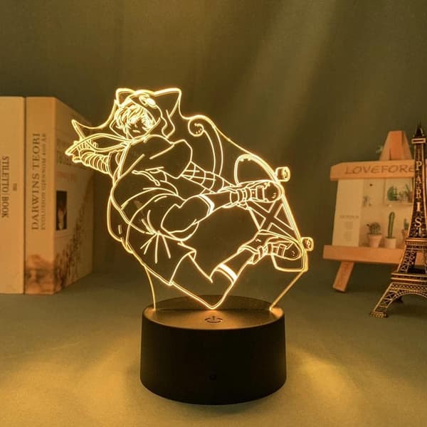 Anime LED Nattlampe SK8 The Infinity Miya for Soveromsdekorasjon