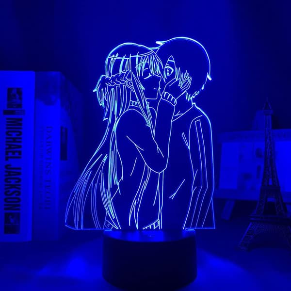 SAO Anime Figur LED Lys Søte Gutter & Jenter Julebursdag