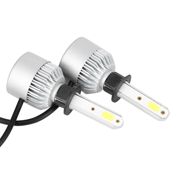 2 stk S2-COB H1 Bil LED Hovedlys 6000K IP67 Vanntett Frontlys